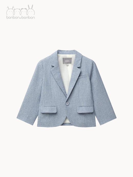 棉麻西装上衣短裤套装 商品图3