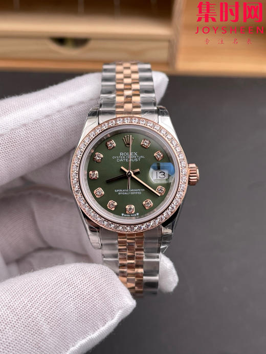 Rolex劳力士GS日志型系列 女款28mm GS日志28系列 白盘钻面 2671机 五珠带 女士腕表 商品图2