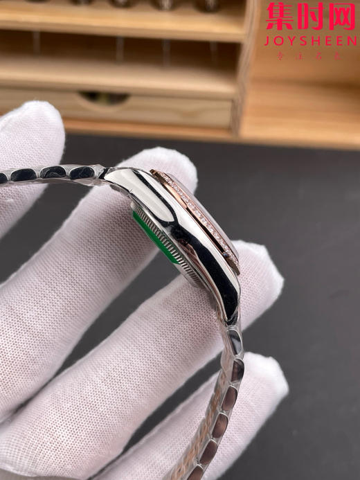 Rolex劳力士GS日志型系列 女款28mm GS日志28系列 白盘钻面 2671机 五珠带 女士腕表 商品图5