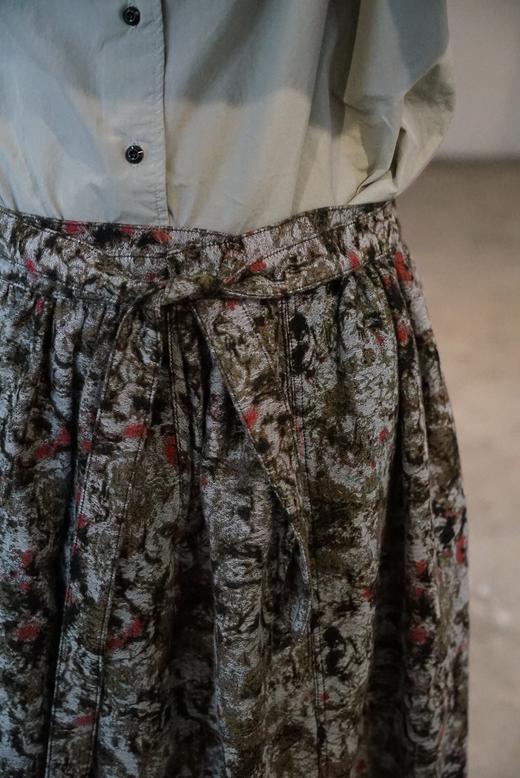 Outil2色花纹绑带半裙 商品图7