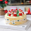 圣诞款千层款式，口味有，榴莲，芒果，巧克力，双拼可选 商品缩略图0