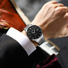 【简约格调❗️亚铂尼男士手表】简约时尚大三针，搭配条钉刻度，强效夜光效果，立体质感，有型有范，石英表防水商务实心钢带手表男QQ情人节礼物男女朋友 商品缩略图1
