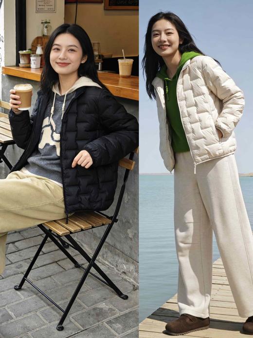 58J011女士立领轻便羽绒服 商品图4