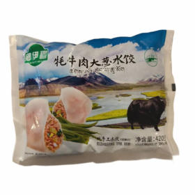 【超市】卿伊穆牦牛肉大葱水饺420g