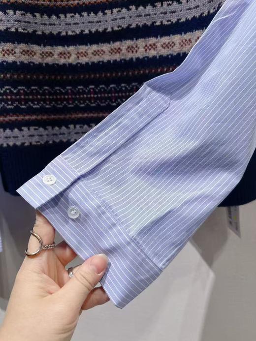 女款衬衫袖针织马甲背心毛衣la 商品图2