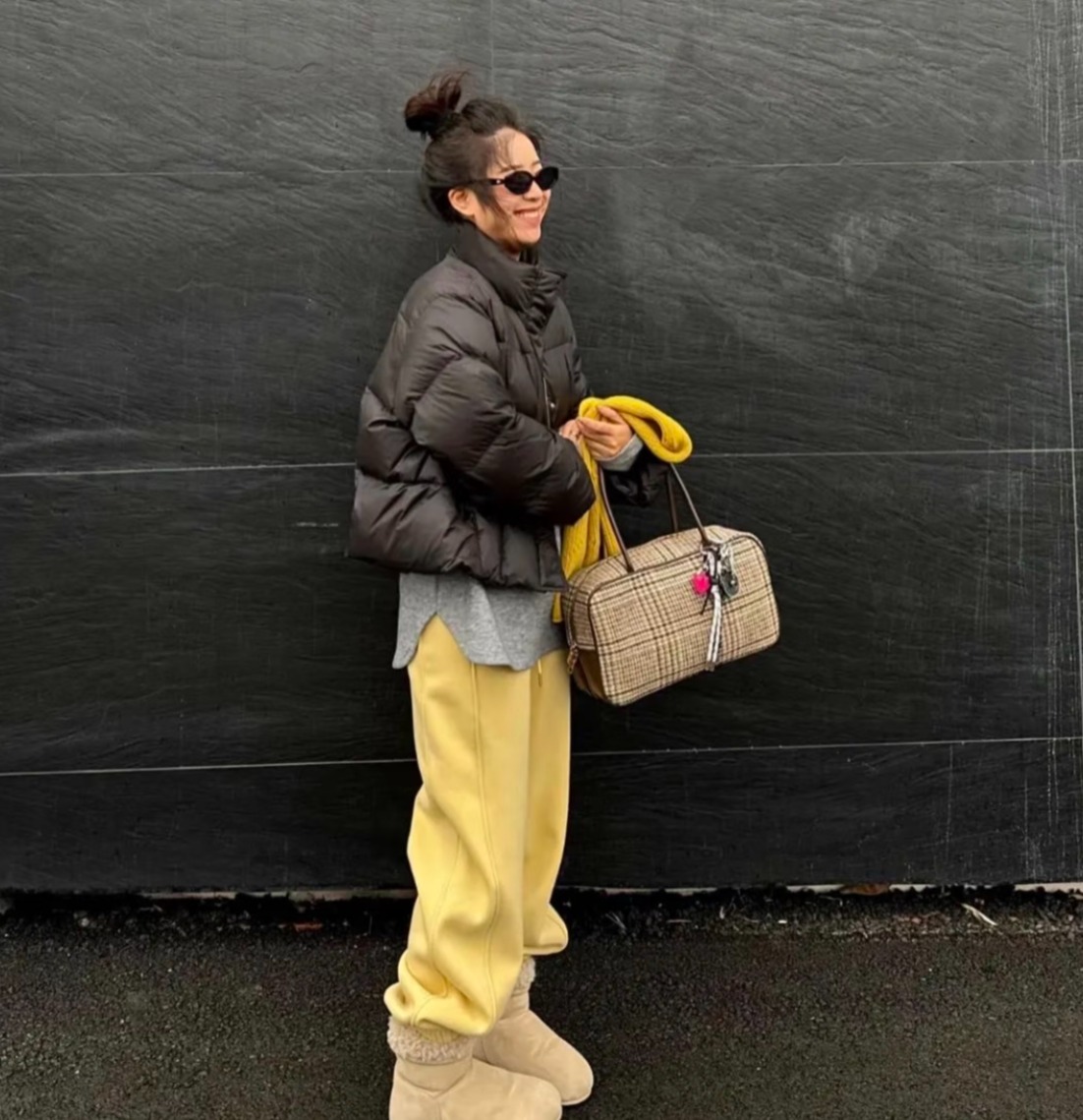 老米优品🎈3-5天！自留款❤ 550g过冬加绒神裤☀高克重《裤口两穿设计！加绒卫裤》一裤两穿！松弛感满满，梨形妹纸大爱~~K251218A