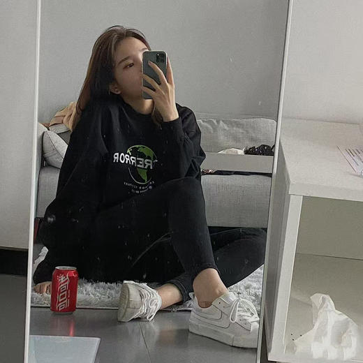 特价出！不退换！韩国ader加绒加厚刺绣卫衣 商品图1