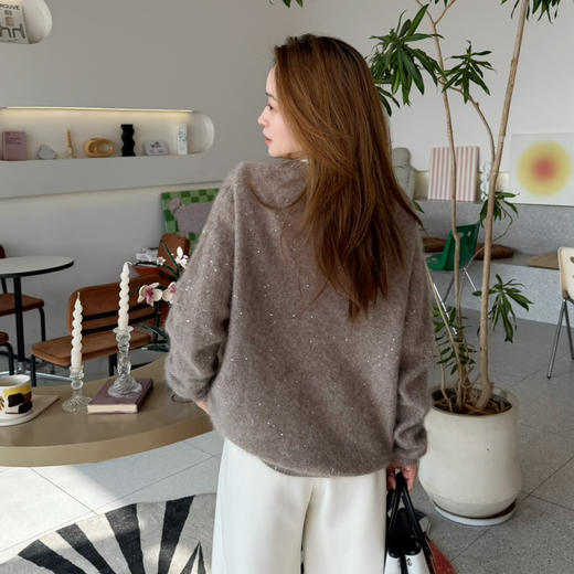 2512311    “圣诞🧑‍🎄毛衣” 珠片 拉绒 羊毛+真丝 商品图3