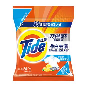 汰渍净白去渍洗衣粉柠檬清新3.1斤装 强效去渍 持久留香 除菌除螨 商品图4