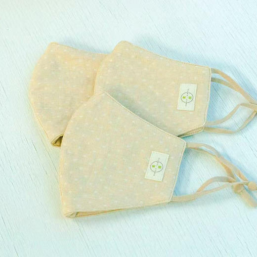 素道有机纯棉布口罩 可水洗  成人儿童易呼吸纱布口罩 商品图0