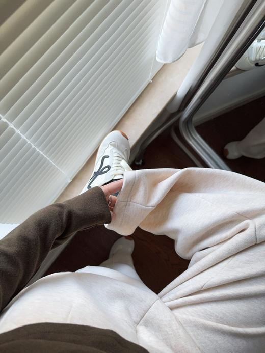 高端醋酸羊毛休闲窄版直筒裤，小个子针织裤毛呢裤 商品图4