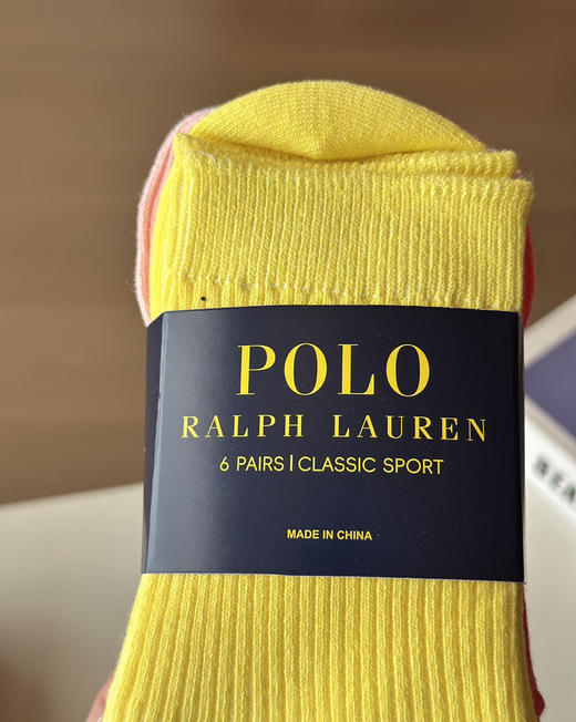 原单！RL经典女式中筒袜一包3双装 商品图5
