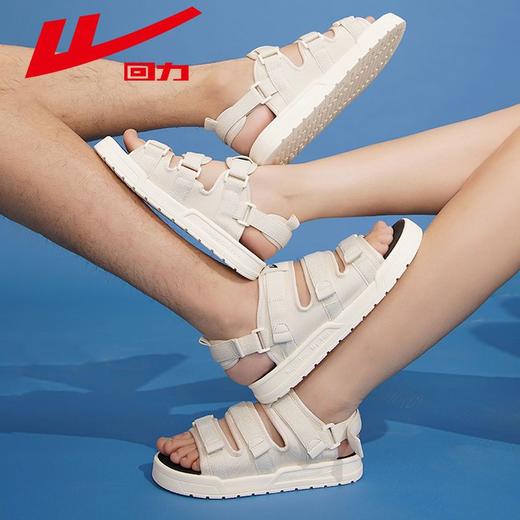 回力凉鞋女夏季时尚百搭学生情侣潮鞋魔术贴沙滩鞋休闲运动凉鞋子 商品图3