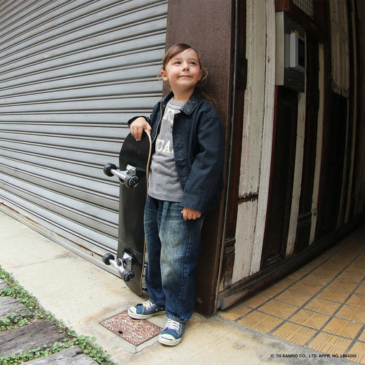 【重磅限定】DENIM DUNGAREE x HELLO KITTY 酷洛米 印花夹克 商品图1