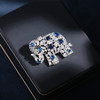 高档镶嵌锆石大象胸针高级感吉祥如意LY 商品缩略图3