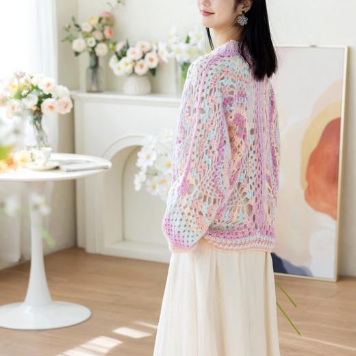 苏苏姐家暖阳开衫手工DIY编织毛衣外套钩针毛线团衣服材料包 商品图2