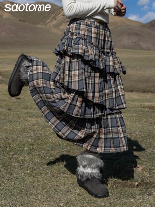 早乙女惠子saotome/STMBQ14064/不规则裙摆蛋糕裙 商品图1