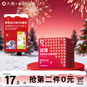 【双旦狂欢·钜惠来袭】大象情趣系列   润薄款  加倍润滑