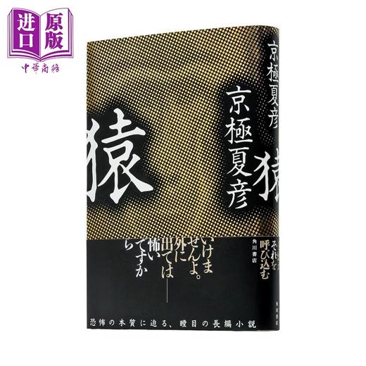 【中商原版】猿猴 京极夏彦新作 日本惊悚恐怖小说 日本直木奖作家 日文原版日韩 猿 商品图0