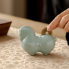 天青釉 “马上有钱” 汝山明 马年主题摆件 汝窑茶宠 天青色 桌面装饰生肖礼物【官方正版 】 商品缩略图3