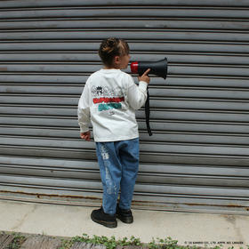 【重磅限定】Groovycolors x 三丽鸥家族 双褶牛仔长裤