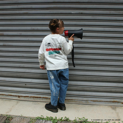 【重磅限定】Groovycolors x 三丽鸥家族 双褶牛仔长裤 商品图0