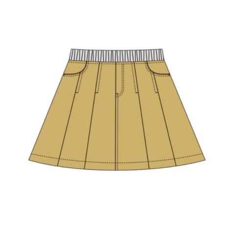 姚江镇江藻幼儿园——女短裙 商品图0