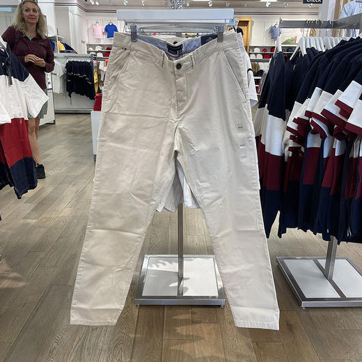 TOMMY HILFIGER/汤米 男士棉混纺春秋透气修身微弹通勤休闲长裤 商品图1
