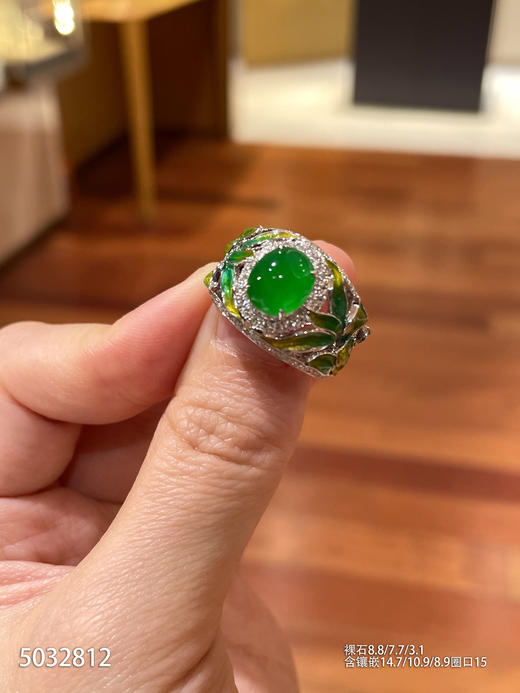 5032812，蛋面戒指。具体价格微信咨询 商品图2