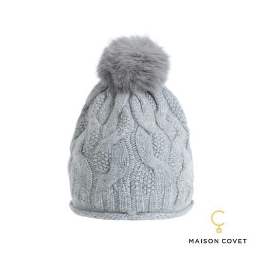 MAISON COVET 纯山羊绒毛球便帽( 买1赠1活动，不可退单件，需全单退或全单确认收货） 商品图3