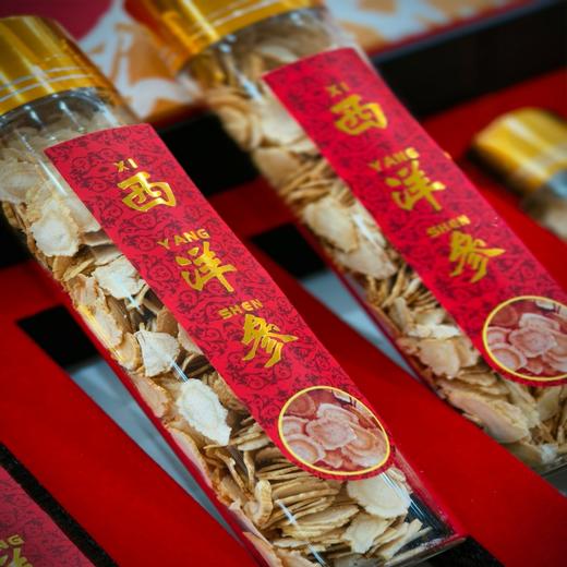 赠送礼盒礼袋！【秋冬滋补必备❗自然参色滋阴补肾 】金管加拿大西洋参片100g百斤参才出30斤片。jb 商品图3