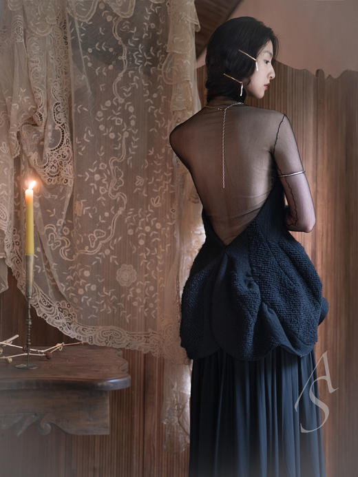 Beatriz Palacios 25AW 银镀金巴洛克珍珠发夹 商品图3