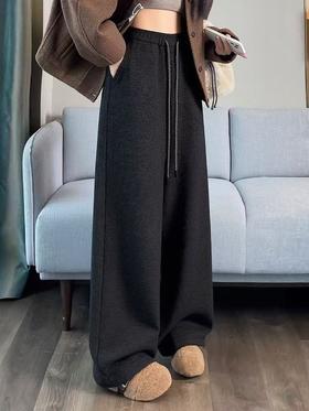 🔥🔥🔥加绒【爆款休闲裤】简约花纱灰-8728爆款青花瓷冬季保暖直筒休闲裤-喜出