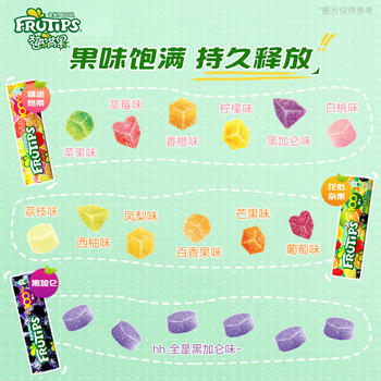 雀巢 趣满果 多口味果汁软糖180g/盒 qq糖橡皮糖 休闲零食 /休闲食品 /糖果 /软糖 商品图3