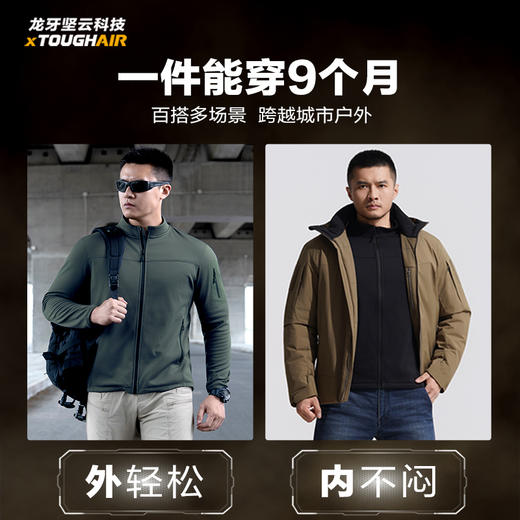 【先锋计划】龙牙先锋21号轻暖立领开衫抓绒衣 商品图4