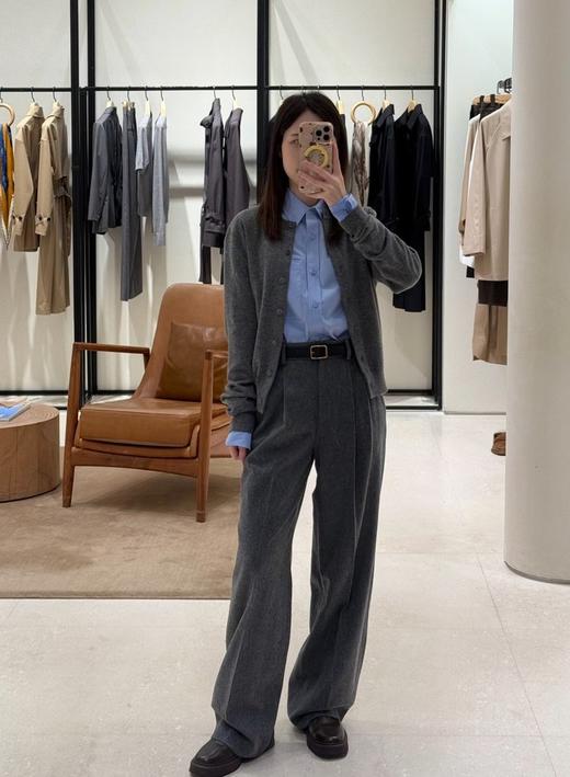 【高品质私服】【IC薄呢阔腿长裤】精选美丽诺羊毛，以其柔软、轻盈和保暖性著称 G1611-CC【无标出货 介意慎拍】 商品图2