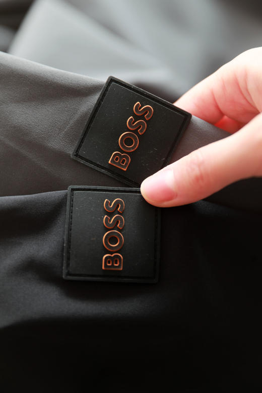 小方标飞行员夹克，可折叠兜儿。拉链闭合纯色高尔夫外套C121960 商品图13