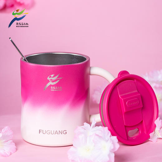 汇跑 2026年 无锡马拉松粉至沓来杯 商品图3