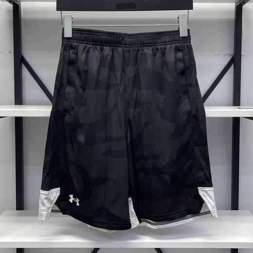 Under Armour/安德玛 男士夏季宽松拼色迷彩透气运动休闲短裤 商品图0