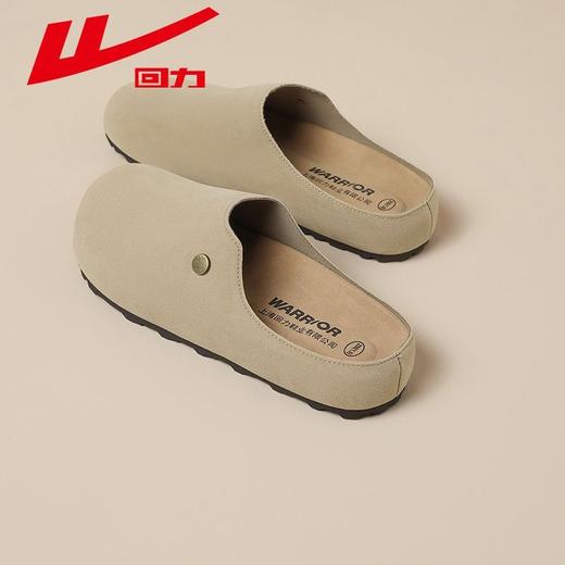 回力勃肯鞋女鞋秋季2025新款外穿厚底半拖鞋懒人一脚蹬包头凉拖鞋 商品图0