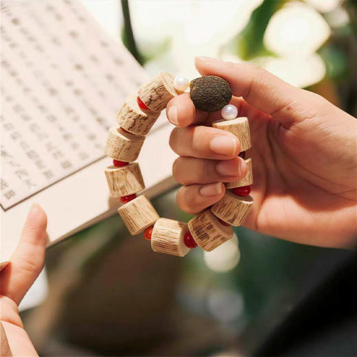 迷罗元和堂 洪福芪天 黄芪配枳实单圈手串 珠径约1.5cm【器悟雅玩】 商品图1