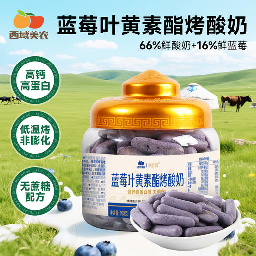 西域美农 欧若姆草原烤酸奶原味/金桔味/咖啡味118g 嚼着吃的酸奶片 低温烤制非膨化 配料干净 48小时发货 商品图2