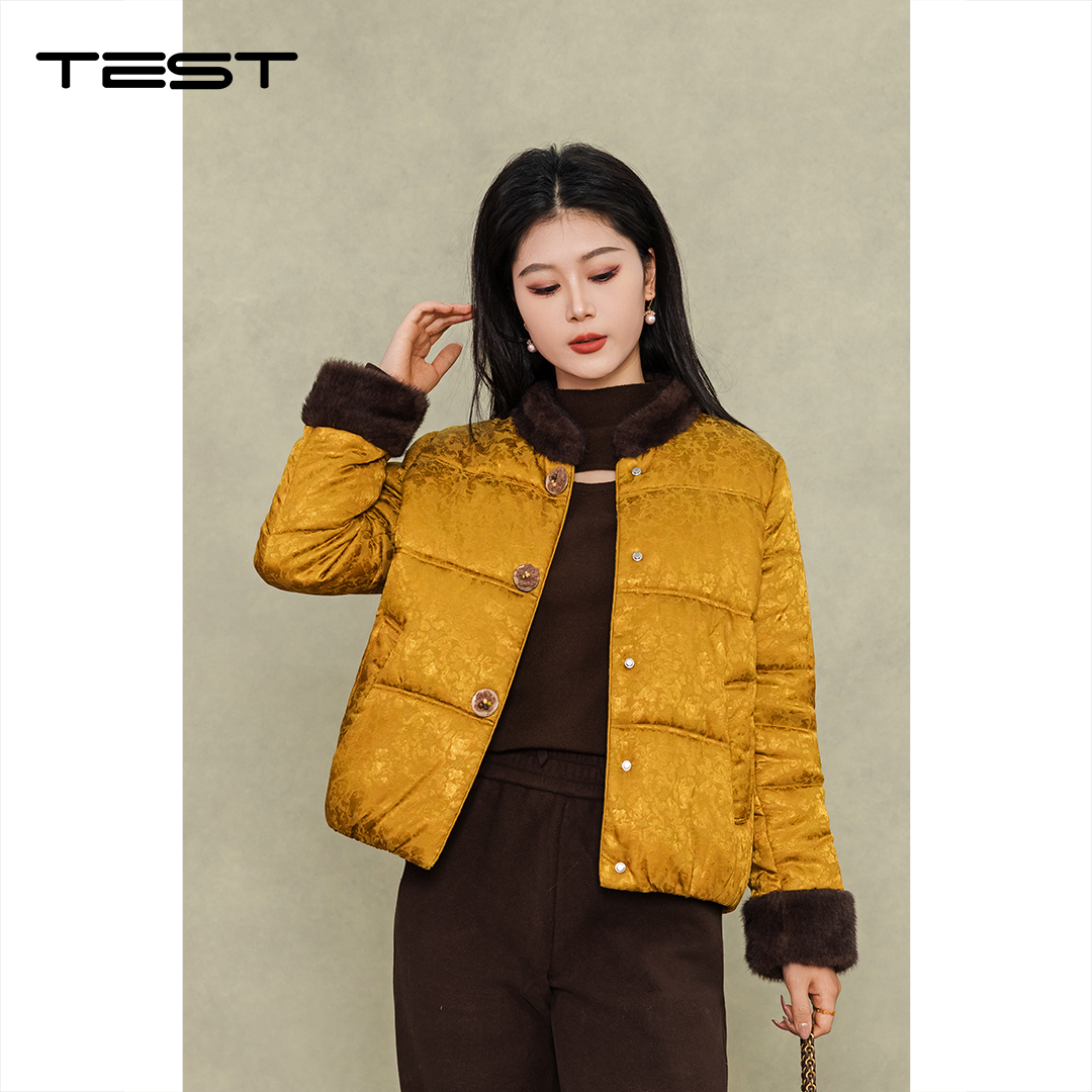 冬上新时尚气质高级感绵羊毛棉衣2254177