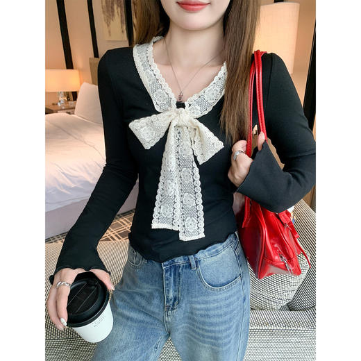 【110元任选2件】现货！韩系修身显瘦打底T恤上衣 商品图4