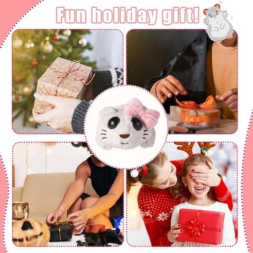 悲伤的小仓鼠毛绒玩具 内置音效 陪伴的好礼物 商品图5