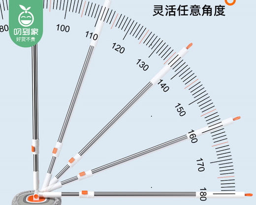 鑫立美雪尼尔拖把LC-725/1把（拖杆伸缩110-160cm）补单专用 商品图4