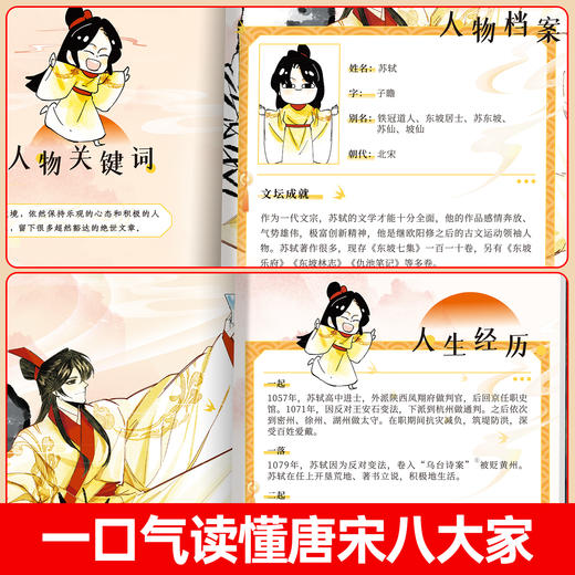漫画唐宋八大家（全8册） 商品图3