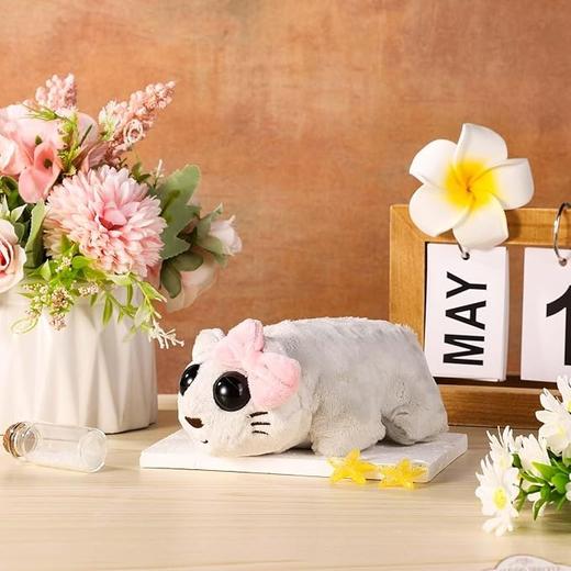 悲伤的小仓鼠毛绒玩具 内置音效 陪伴的好礼物 商品图0