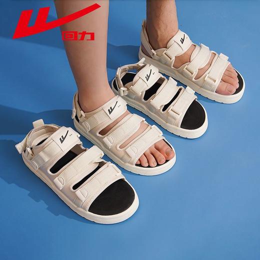 回力凉鞋女夏季时尚百搭学生情侣潮鞋魔术贴沙滩鞋休闲运动凉鞋子 商品图4