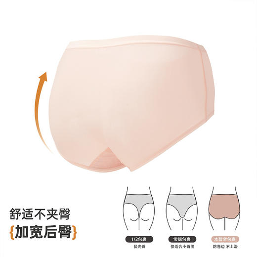 【4条装】雅黛俪女士内裤中腰款舒适透气纯棉裆底三角裤头 商品图1